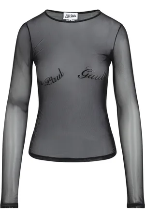 Jean Paul Gaultier Mujer, Camisetas, Negro, Talla: M