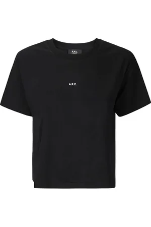 A.P.C. Mujer, Camisetas, Negro, Talla: XS