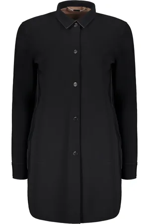 MOORER Mujer, Abrigos, Negro, Talla: XS