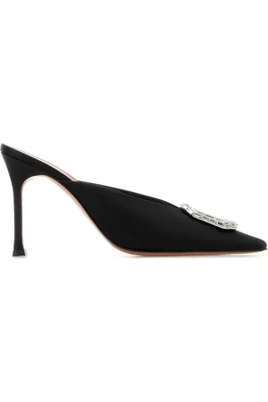 Amina Muaddi Mujer, Zapatos, Negro, Talla: 36 1/2 EU