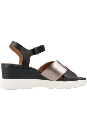 Geox Mujer, Zapatos, Negro, Talla: 36 EU