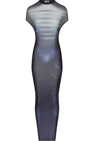 Jean Paul Gaultier Mujer, Vestidos, Azul, Talla: S