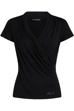 Karl Lagerfeld Mujer, Camisetas, Negro, Talla: M