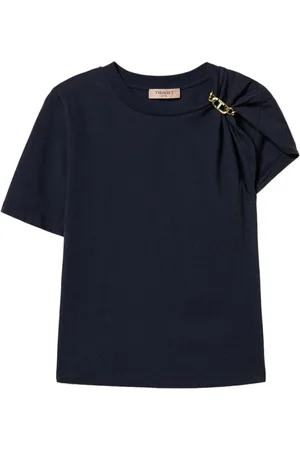 Twin-Set Mujer, Camisetas, Azul, Talla: M