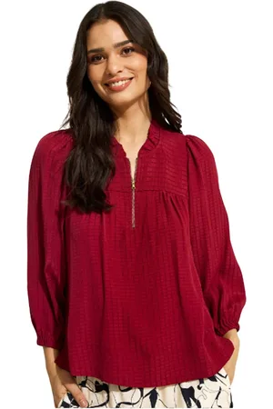 In Front Mujer, Blusas y Camisas, Rojo, Talla: S