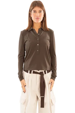 Pinko Mujer, Camisetas, Marrón, Talla: M