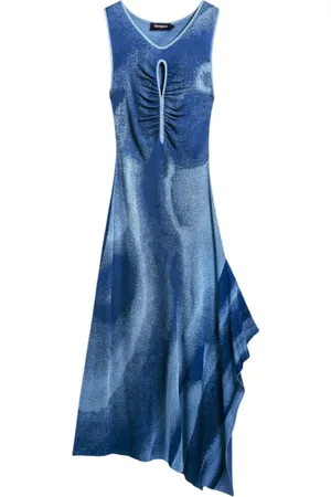 Desigual Mujer, Vestidos, Azul, Talla: XL