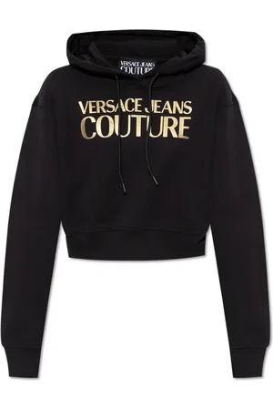 VERSACE Mujer, Sudaderas, Negro, Talla: S