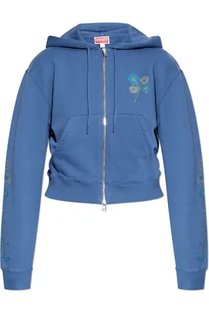 Kenzo Mujer, Sudaderas, Azul, Talla: XS