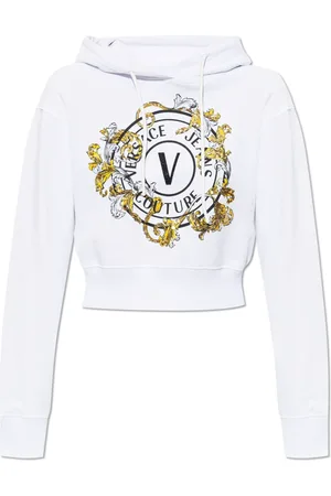VERSACE Mujer, Sudaderas, Blanco, Talla: S