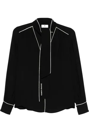 Elisabetta Franchi Mujer, Blusas y Camisas, Negro, Talla: S