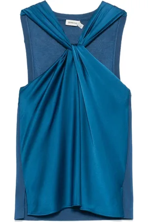 Simkhai Mujer, Camisetas, Azul, Talla: S