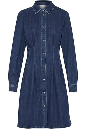 Kaffe Mujer, Vestidos, Azul, Talla: XS