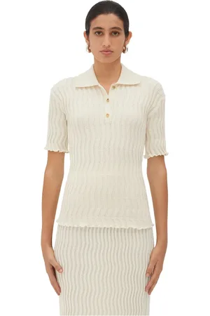 Bottega Veneta Mujer, Camisetas, Blanco, Talla: XS