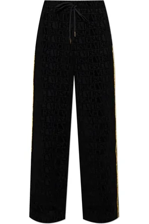 VERSACE Unisex, Pantalones, Negro, Talla: XS