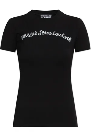 VERSACE Mujer, Camisetas, Negro, Talla: XS