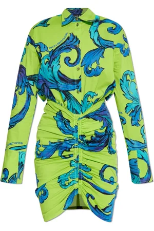 VERSACE Mujer, Vestidos, Verde, Talla: XS