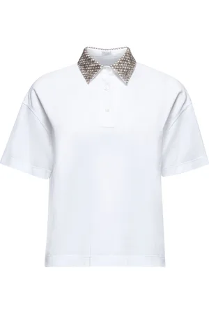 Brunello Cucinelli Mujer, Camisetas, Blanco, Talla: XS