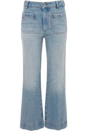 Victoria Beckham Mujer, Vaqueros, Azul, Talla: W25