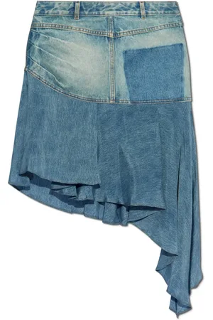 Balmain Mujer, Faldas, Azul, Talla: S