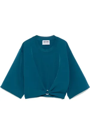 Moschino Mujer, Camisetas, Azul, Talla: S