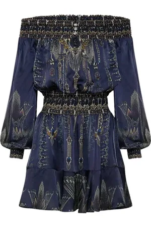 Camilla Mujer, Vestidos, Azul, Talla: S