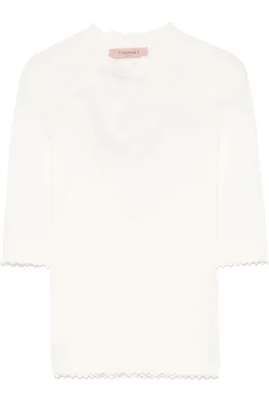 Twin-Set Mujer, Jerseys, Blanco, Talla: S