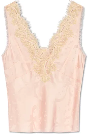 LOVESHACKFANCY Mujer, Camisetas, Rosa, Talla: S