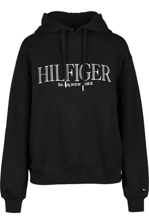 Tommy Hilfiger Mujer, Sudaderas, Negro, Talla: L