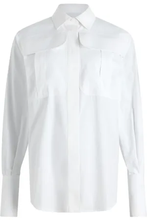 Patou Mujer, Blusas y Camisas, Blanco, Talla: S