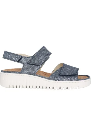 Waldläufer Mujer, Zapatos, Azul, Talla: 36 EU