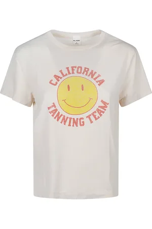 RE/DONE Mujer, Camisetas, Blanco, Talla: M
