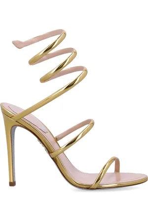 RENE CAOVILLA Mujer, Zapatos, Amarillo, Talla: 36 EU