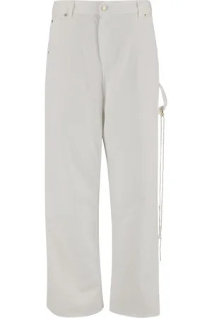 DARKPARK Mujer, Pantalones, Blanco, Talla: W27