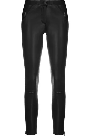 arma leder Mujer, Pantalones, Negro, Talla: M