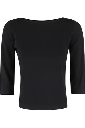 Roberto Collina Mujer, Camisetas, Negro, Talla: L