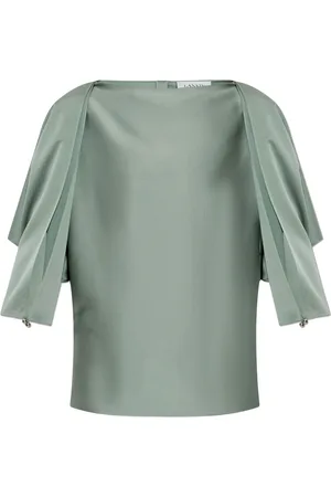 Lanvin Mujer, Blusas y Camisas, Verde, Talla: S