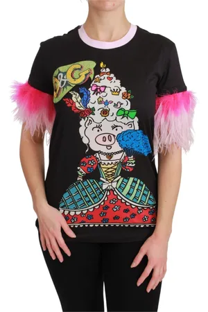 Dolce & Gabbana Mujer, Camisetas, Negro, Talla: 3XS