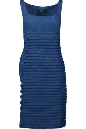VERSACE Mujer, Vestidos, Azul, Talla: 2XS