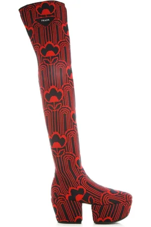 Prada Mujer, Zapatos, Rojo, Talla: 36 EU