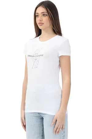 Armani Exchange Mujer, Camisetas, Blanco, Talla: XL