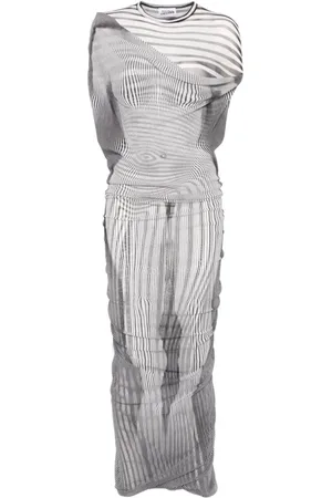 Jean Paul Gaultier Mujer, Vestidos, Blanco, Talla: M
