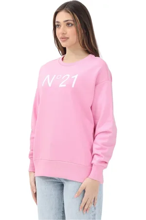Nº21 Mujer, Sudaderas, Rosa, Talla: S