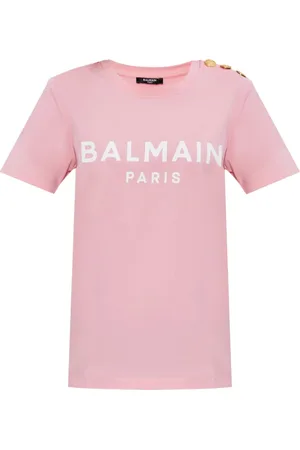 Balmain Mujer, Camisetas, Rosa, Talla: S