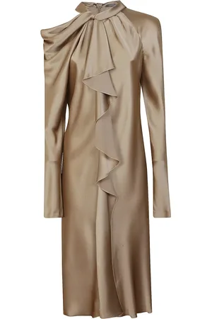 Alberta Ferretti Mujer, Vestidos, Marrón, Talla: M