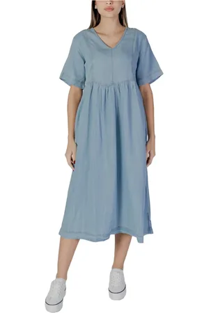 B YOUNG Mujer, Vestidos, Azul, Talla: L