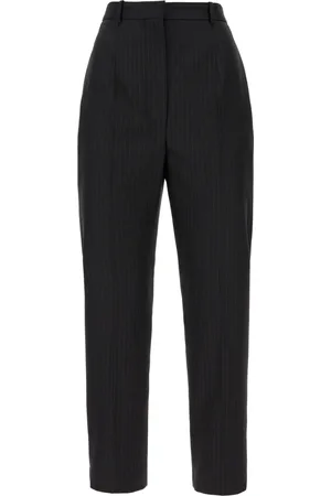 Alexander McQueen Mujer, Pantalones, Gris, Talla: M