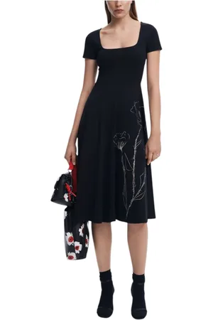 Desigual Mujer, Vestidos, Negro, Talla: XL