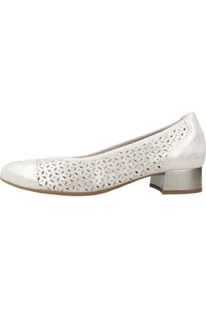 Pitillos Mujer, Zapatos, Blanco, Talla: 39 EU