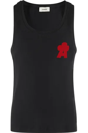 A PAPER KID Mujer, Camisetas, Negro, Talla: XS